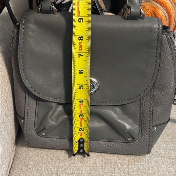 coach grey backpack Amazon.com: Hall 22 in Metallic Crinkle Leather : Clothing, Shoes & Jewelry resistant crossgrain leather and our Signature canvas Coach Gray Billie Nylon Pebble